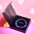 Schwarz x Pink | 925 Sterling Silber | Firefly Glas Liebesarmband
